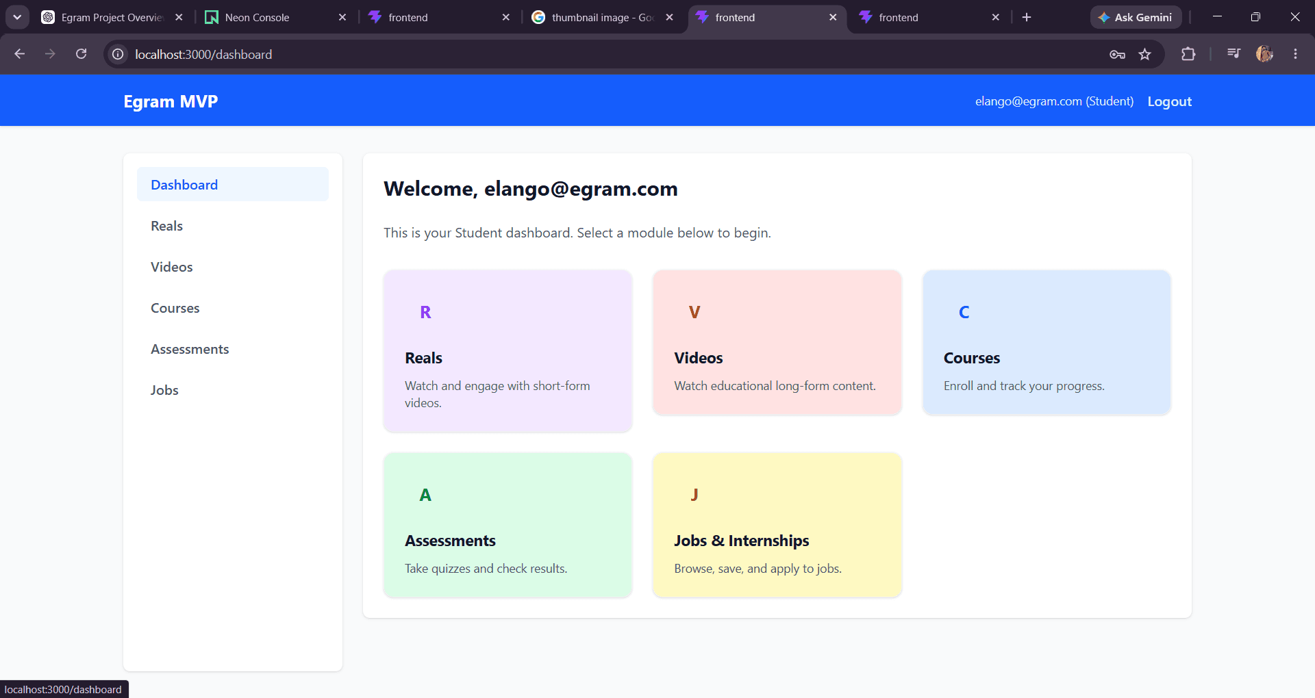 Egram (EducationGram) screenshot 1