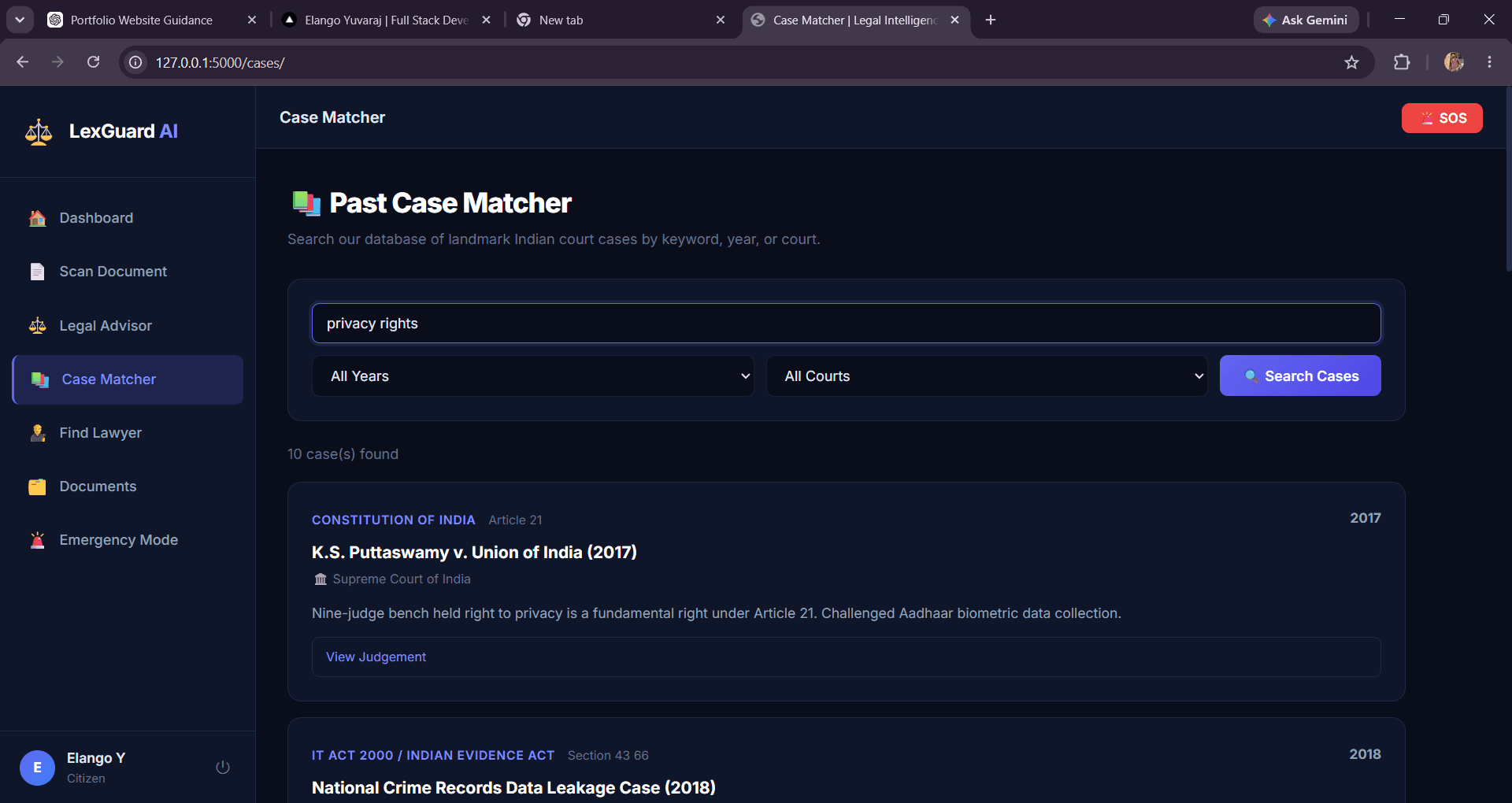 Case Matcher